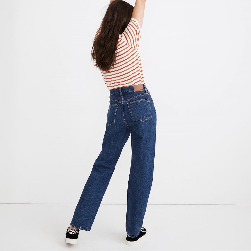 Madewell X Kule Relaxed Dadjean Kule Indigo Size 28